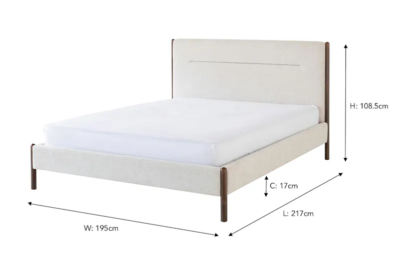 Bella Bed Frame | Super King | 6ft | Cream Bella Bed Frame | Super King | 6ft | Cream