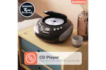 Majority Audio | Oakcastle CD250 Portable CD Player Boombox | Bluetooth & FM Radio | Black Majority Audio | Oakcastle CD250 Portable CD Player Boombox | Bluetooth & FM Radio | Black