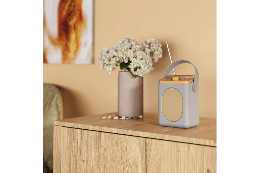 Majority Audio | Little Shelford Radio | Dab Dab+ FM Radio with Bluetooth | Grey Majority Audio | Little Shelford Radio | Dab Dab+ FM Radio with Bluetooth | Grey