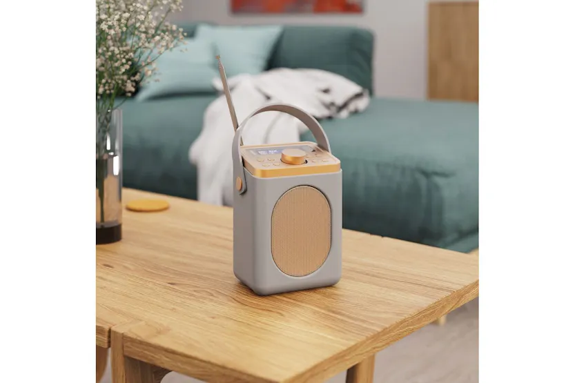 Majority Audio | Little Shelford Radio | Dab Dab+ FM Radio with Bluetooth | Grey Majority Audio | Little Shelford Radio | Dab Dab+ FM Radio with Bluetooth | Grey