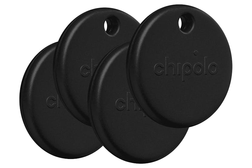 Chipolo POP Tracker Tag | Black | Pack of 4 Chipolo POP Tracker Tag | Black | Pack of 4