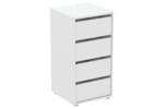 Blokty Chest of Drawer | 4 Drawer | White Blokty Chest of Drawer | 4 Drawer | White