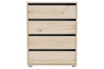 Blokty Chest of Drawer | 4 Drawer | Oak Effect Blokty Chest of Drawer | 4 Drawer | Oak Effect