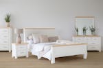 Cotswold Bed Frame | Double | 4ft6 | White/Natural Cotswold Bed Frame | Double | 4ft6 | White/Natural