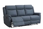 Otto 3 Seater Sofa | Manual Recliner | Midnight Grey Otto 3 Seater Sofa | Manual Recliner | Midnight Grey