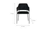 Krissy Dining Chair | Black Krissy Dining Chair | Black