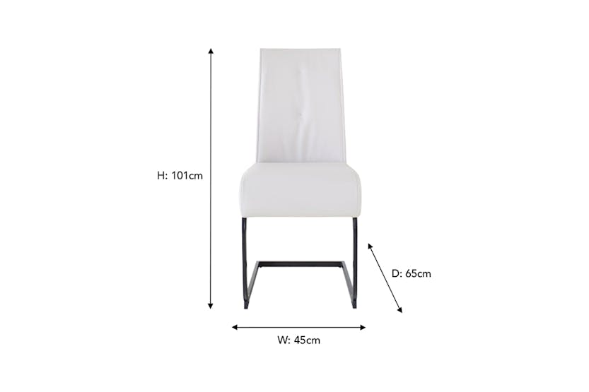 Naples Dining Chair | White Naples Dining Chair | White