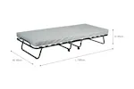 Barese Folding Guest Bed | Black Barese Folding Guest Bed | Black