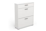Izzy Shoe Storage Cabinet | 1 + 2 Drawer | White Izzy Shoe Storage Cabinet | 1 + 2 Drawer | White