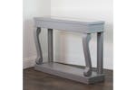 Clover Console Table | Antique Mirror Top | Mink Clover Console Table | Antique Mirror Top | Mink