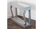 Clover Console Table | Antique Mirror Top | Mink Clover Console Table | Antique Mirror Top | Mink