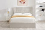 Mia Ottoman Bed Frame | King | 5ft | Mink Mia Ottoman Bed Frame | King | 5ft | Mink
