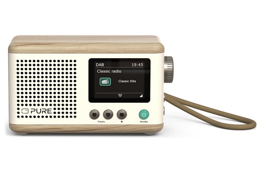 Pure Classic Mini Digital Radio | White/Oak Pure Classic Mini Digital Radio | White/Oak