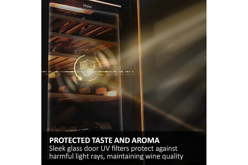 Haier Series 3 Freestanding Wine Cooler | HWS34GGH1K Haier Series 3 Freestanding Wine Cooler | HWS34GGH1K