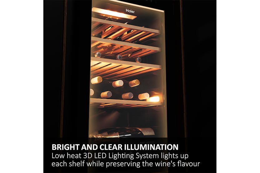 Haier Series 3 Freestanding Wine Cooler | HWS34GGH1K Haier Series 3 Freestanding Wine Cooler | HWS34GGH1K