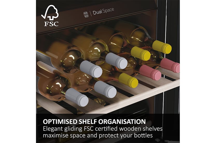 Haier Series 3 Freestanding Wine Cooler | HWS34GGH1K Haier Series 3 Freestanding Wine Cooler | HWS34GGH1K