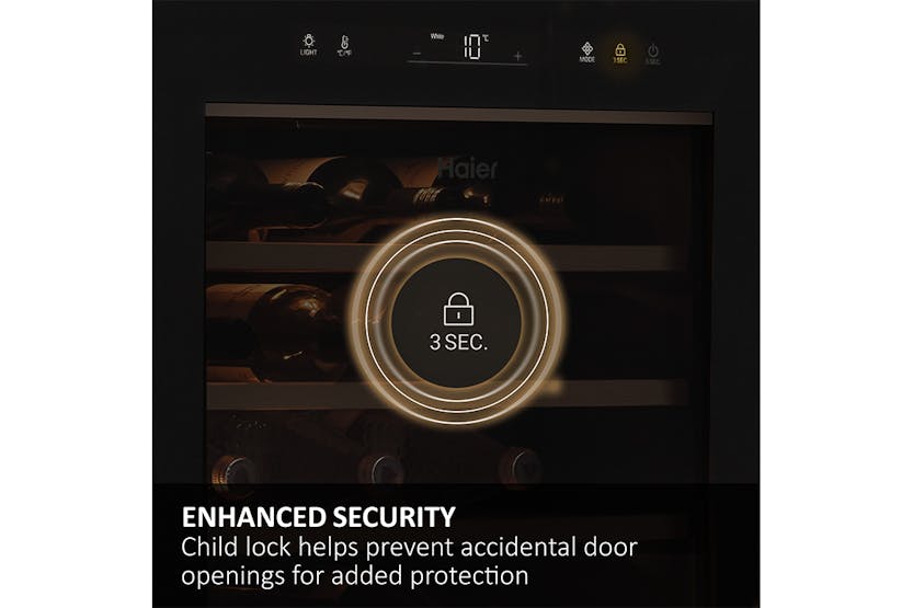 Haier Series 3 Freestanding Wine Cooler | HWS34GGH1K Haier Series 3 Freestanding Wine Cooler | HWS34GGH1K