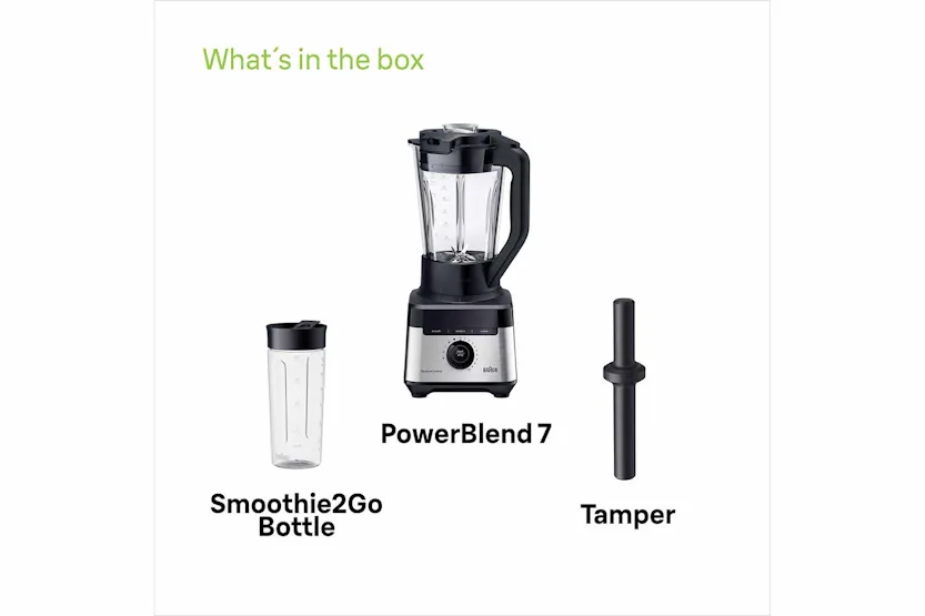 Braun PowerBlend 7 Jug blender 1400W | JB7551BK | Black Braun PowerBlend 7 Jug blender 1400W | JB7551BK | Black