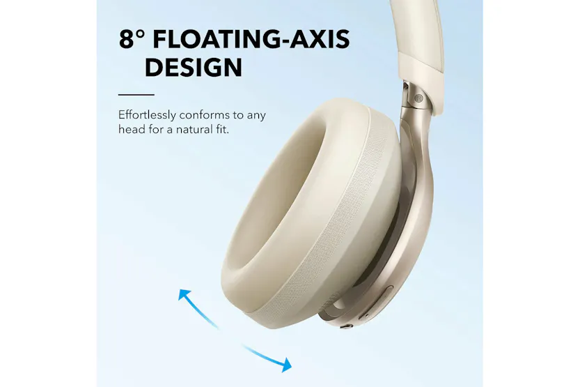 Soundcore Space One Over-Ear Active Noise Cancelling Headphones | White Soundcore Space One Over-Ear Active Noise Cancelling Headphones | White