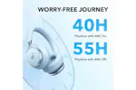 Soundcore Space One Over-Ear Active Noise Cancelling Headphones | Blue Soundcore Space One Over-Ear Active Noise Cancelling Headphones | Blue