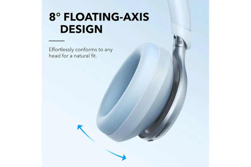 Soundcore Space One Over-Ear Active Noise Cancelling Headphones | Blue Soundcore Space One Over-Ear Active Noise Cancelling Headphones | Blue