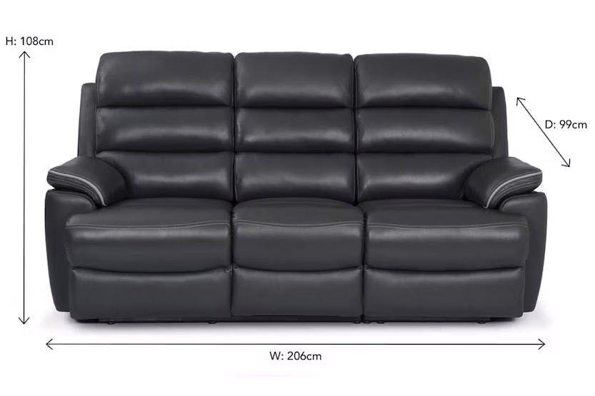 Alec 3 Seater Sofa | Power Headrest Recliner | Trim Alec 3 Seater Sofa | Power Headrest Recliner | Trim