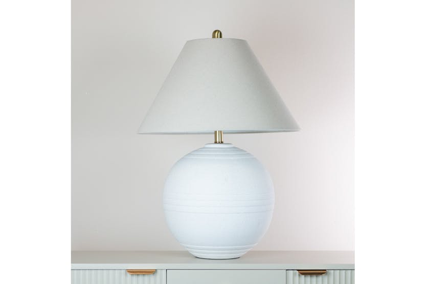 Eleanor Ceramic Table Lamp | White | 66 cm Eleanor Ceramic Table Lamp | White | 66 cm