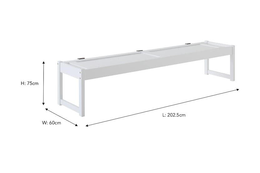 Laurel Extension Kit for Bunk Bed | White Laurel Extension Kit for Bunk Bed | White