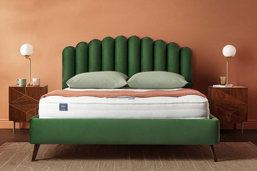 Silentnight | Oriana Bed Frame with Slant Dark Leg | Double | 4ft6 | Colour Options Silentnight | Oriana Bed Frame with Slant Dark Leg | Double | 4ft6 | Colour Options