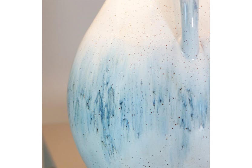 Rylee Ceramic Table Lamp | White/Blue | 66 cm Rylee Ceramic Table Lamp | White/Blue | 66 cm