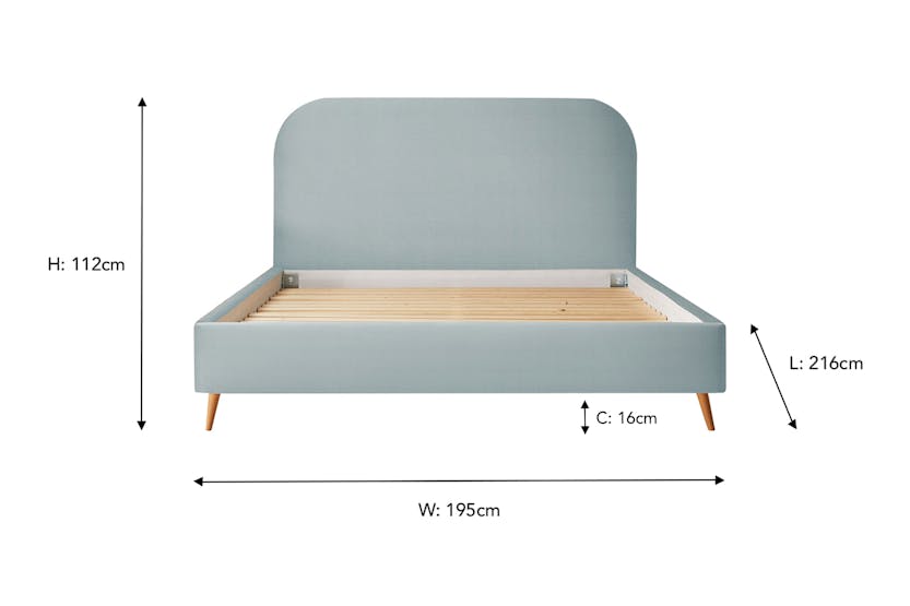 Silentnight | Fara Bed Frame with Slant Beech Leg | Super King | 6ft | Colour Options Silentnight | Fara Bed Frame with Slant Beech Leg | Super King | 6ft | Colour Options