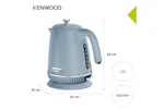 Kenwood 1.7L Elegancy Collection Kettle | ZJP11.A0BG | Blue Kenwood 1.7L Elegancy Collection Kettle | ZJP11.A0BG | Blue