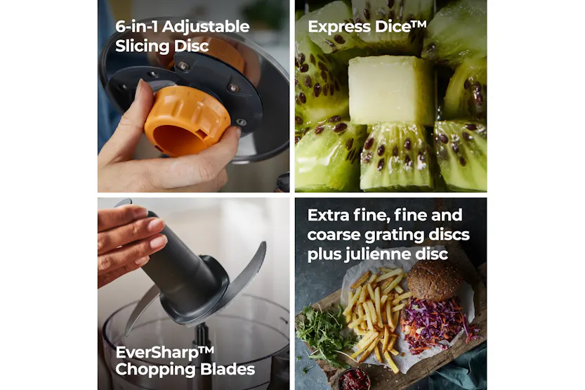 Kenwood Food Processor | Grey/Clear Kenwood Food Processor | Grey/Clear