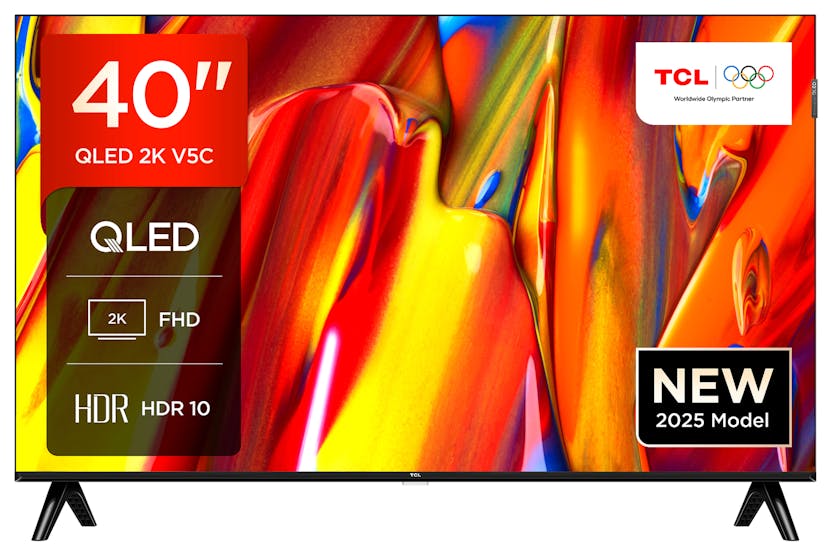 TCL 40" QLED Full HD Android Smart TV | 40V5C TCL 40" QLED Full HD Android Smart TV | 40V5C