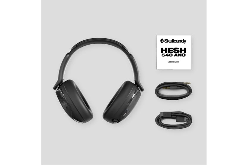 Skullcandy Hesh 540 ANC Wireless Headphones with Active Noise Cancelling | True Black Skullcandy Hesh 540 ANC Wireless Headphones with Active Noise Cancelling | True Black