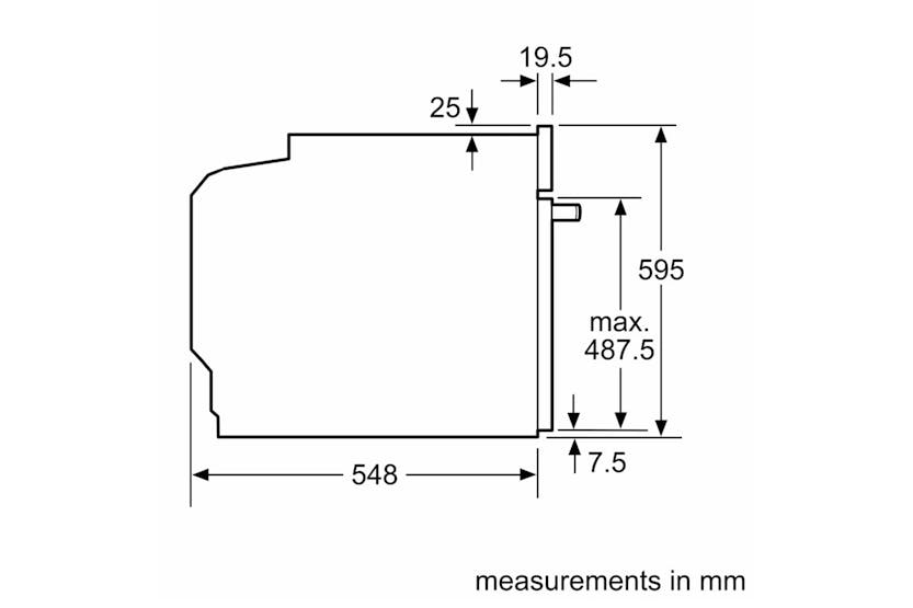 Siemens IQ500 Built-in Single Oven | HB578GBS7B Siemens IQ500 Built-in Single Oven | HB578GBS7B