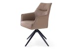 Kayleigh Carver Dining Chair | Swivel | Leather | Cappuccino Kayleigh Carver Dining Chair | Swivel | Leather | Cappuccino