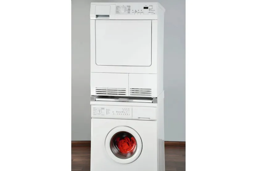 Xavax Intermediate Frame For Washing Machine And Dryer With Pull-out Shelf | Laundry Accessory | Metal | 60 X 55.5 Cm Xavax Intermediate Frame For Washing Machine And Dryer With Pull-out Shelf | Laundry Accessory | Metal | 60 X 55.5 Cm