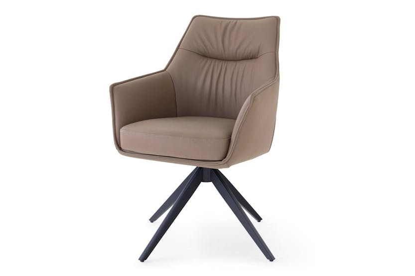 Kayleigh Carver Dining Chair | Swivel | Leather | Cappuccino Kayleigh Carver Dining Chair | Swivel | Leather | Cappuccino