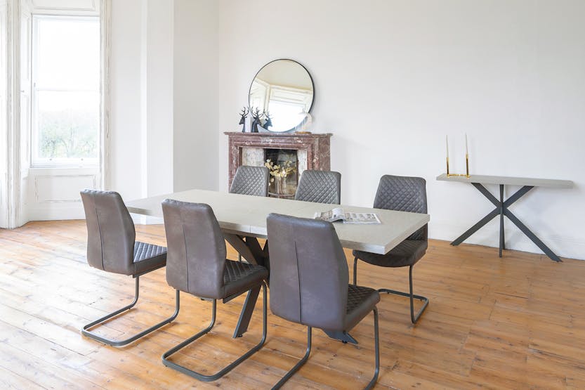 Ark Dining Chair | Leather | Grey Ark Dining Chair | Leather | Grey