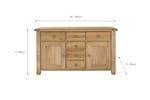 Savannah Sideboard | 160 Cm | Oak | Natural Savannah Sideboard | 160 Cm | Oak | Natural