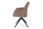 Kayleigh Carver Dining Chair | Swivel | Leather | Cappuccino Kayleigh Carver Dining Chair | Swivel | Leather | Cappuccino