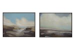 Charlene Lynch | Inver 1 Framed Canvas | Green/Blue | 61 x 46 cm | Set of 2 Charlene Lynch | Inver 1 Framed Canvas | Green/Blue | 61 x 46 cm | Set of 2