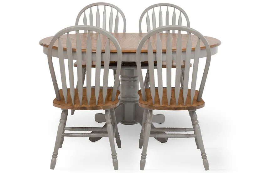 Ardmore Extending Dining Set | Table & 4 Chairs | Grey Ardmore Extending Dining Set | Table & 4 Chairs | Grey