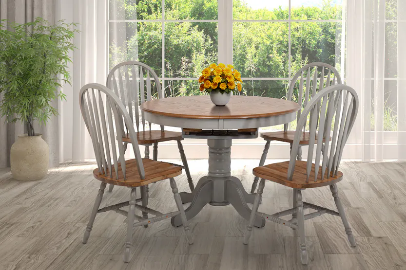 Ardmore Extending Dining Set | Table & 4 Chairs | Grey Ardmore Extending Dining Set | Table & 4 Chairs | Grey