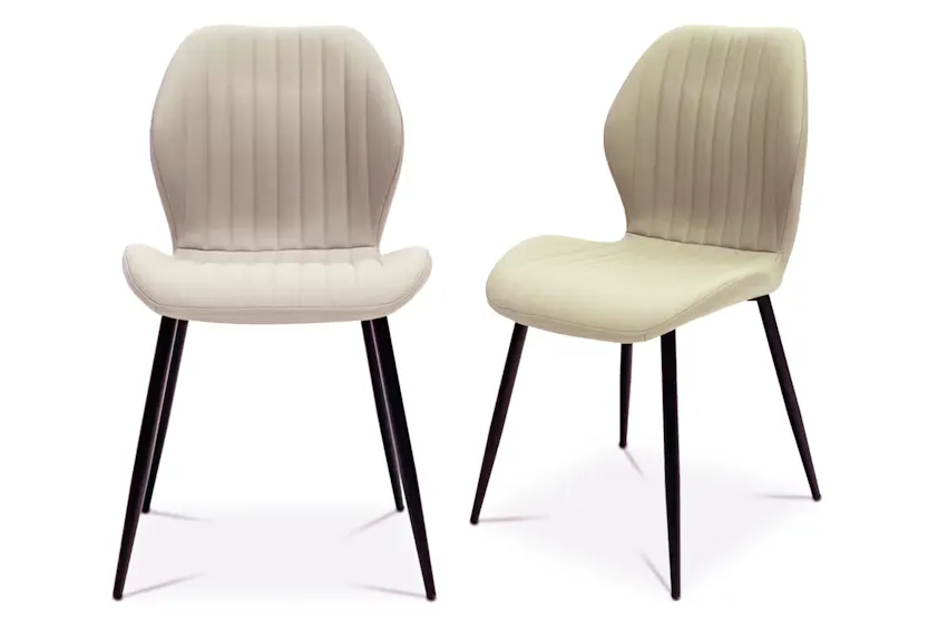 Davis Dining Chairs | Cream | Set of 2 Davis Dining Chairs | Cream | Set of 2