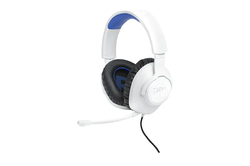 JBL Quantum 100P Console Gaming Headset | White/Blue JBL Quantum 100P Console Gaming Headset | White/Blue