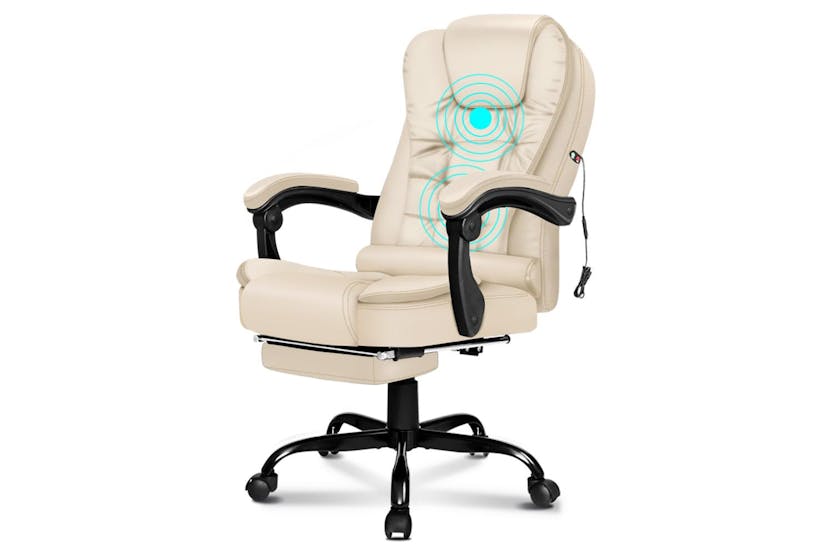 Elfordson Comfy Executive Office Chair | Cream Elfordson Comfy Executive Office Chair | Cream