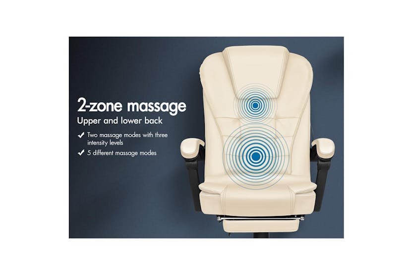 Elfordson Comfy Executive Office Chair | Cream Elfordson Comfy Executive Office Chair | Cream