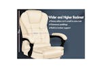 Elfordson Comfy Executive Office Chair | Cream Elfordson Comfy Executive Office Chair | Cream
